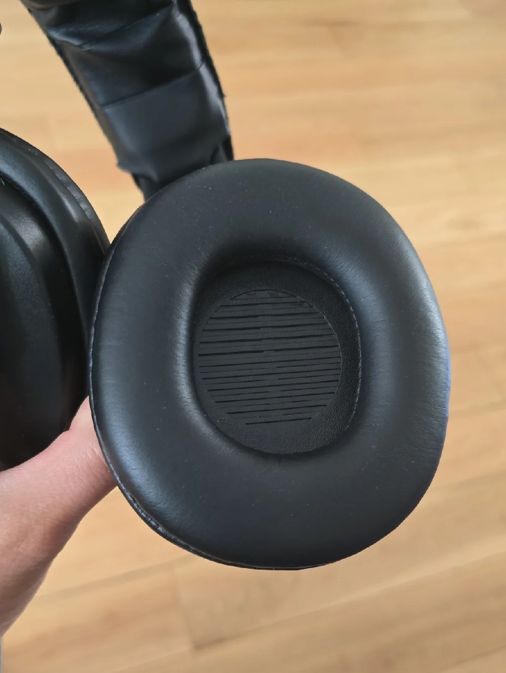 Black Over-Ear Headphones with Boom Microphone